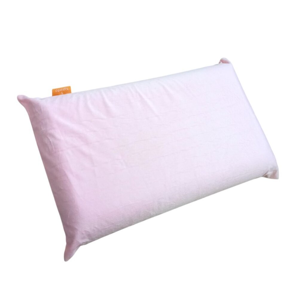 VaVerto Pink Lightweight Camping Pillow - Soft Ribbed Outdoor Nap Pillow - 12x19 - Picture 6 of 6